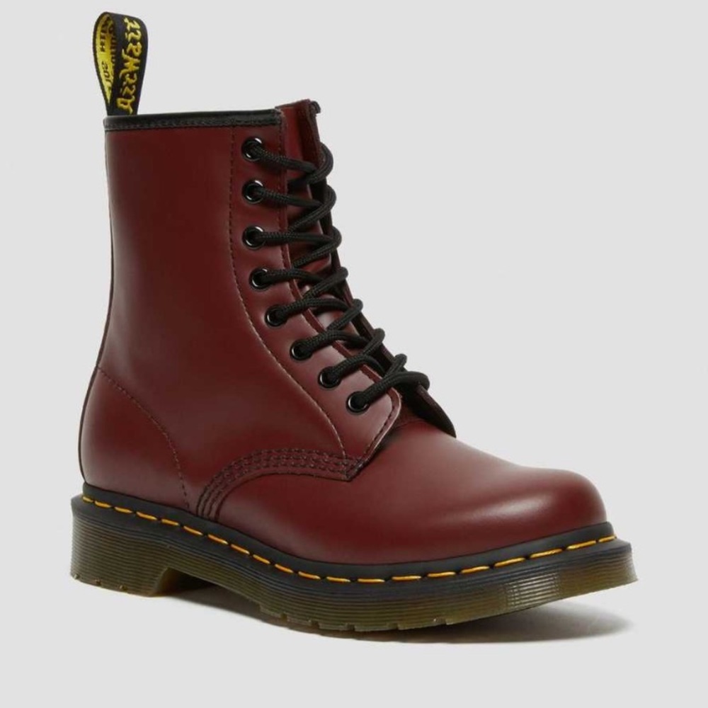 Dr. Martens 1460 Red Lace Up Boots